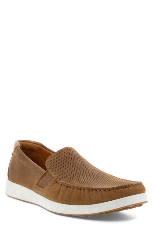 ECCO S Lite Moc Toe Slip-On in Camel/Cognac
