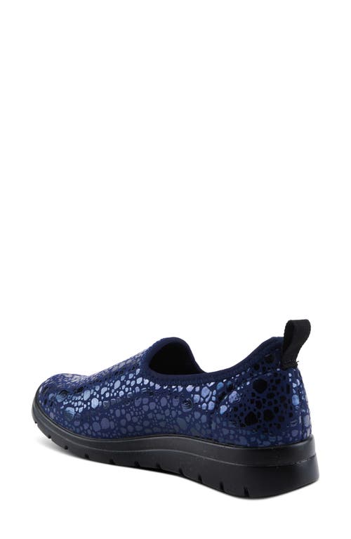 Flexus By Spring Step Anisia Slip-on Sneaker In Navy