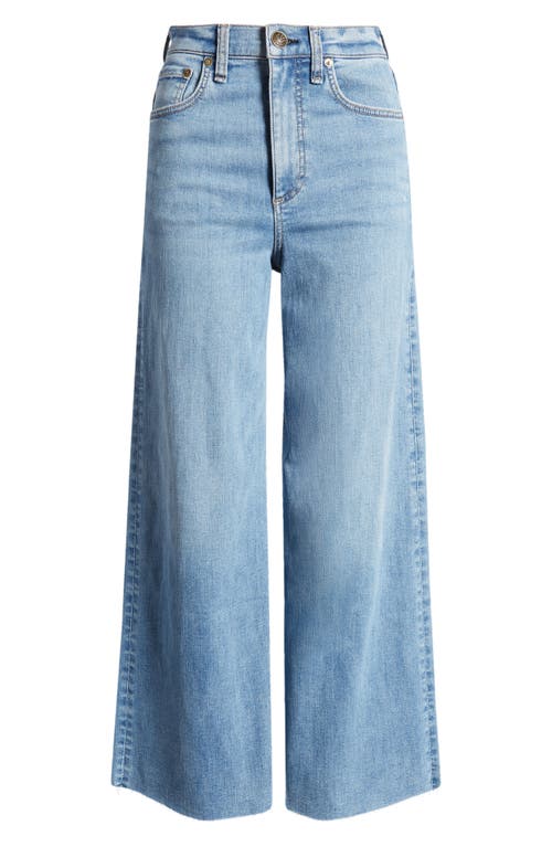 Shop Rag & Bone Flexi Sofie Raw Hem High Waist Wide Leg Jeans In Monterosso