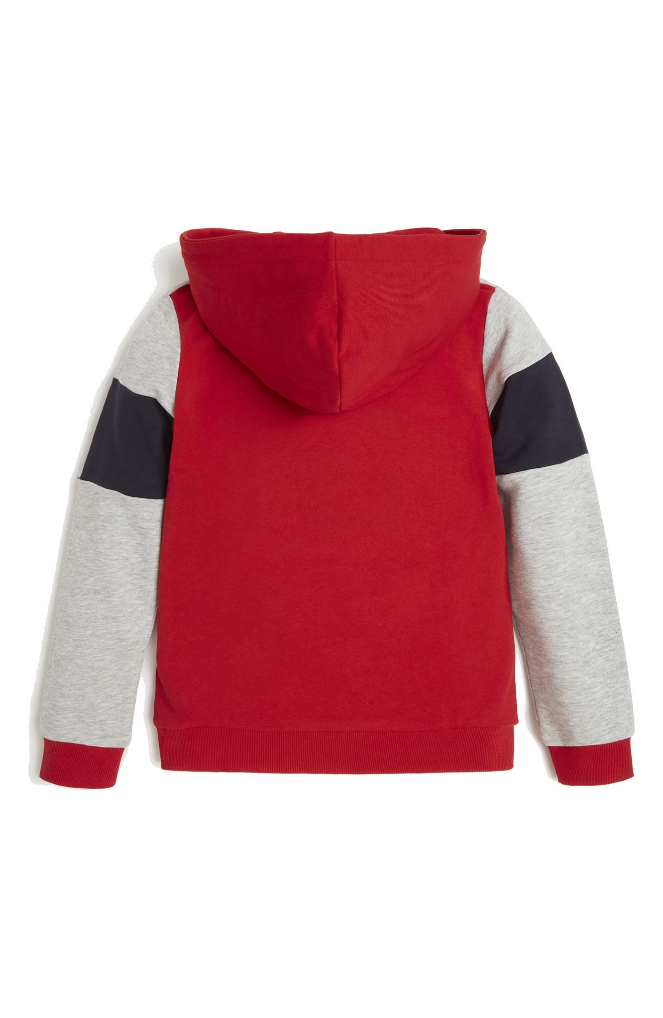 GUESS Boys' Little Organic Knit Stripe Sweater with Texturized Logo 