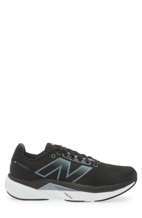 Shop New Balance Gender Inclusive Fuelcell Propel V5 Running Shoe In Black/white