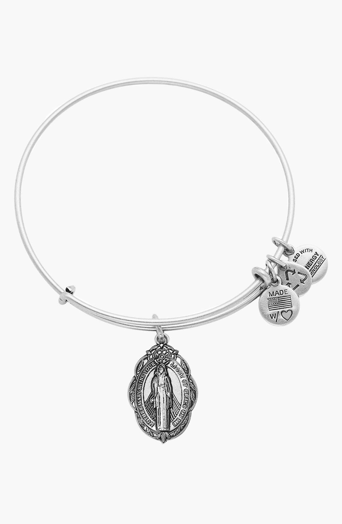 Alex and Ani 'Mother Mary' Wire Bangle 