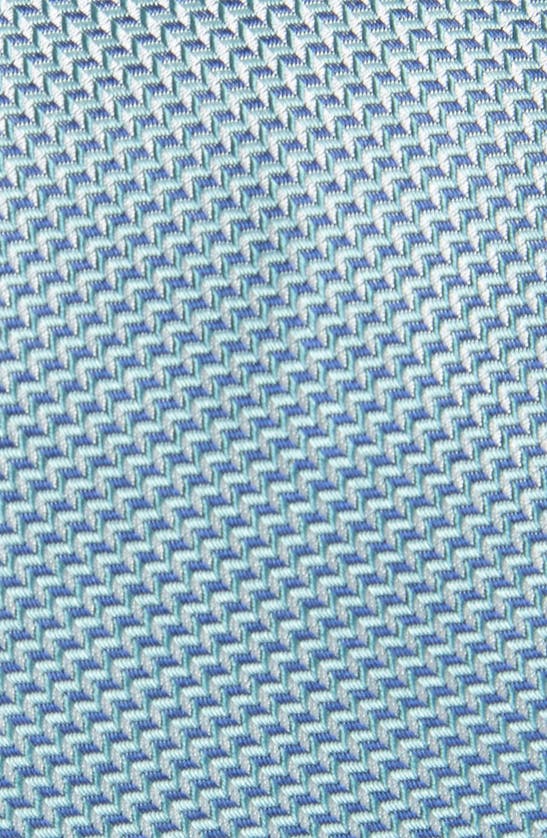 Shop Nordstrom Caldwell Mini Geometric Pattern Silk Tie In Mint