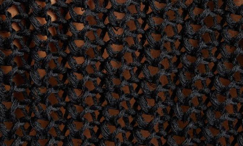 Shop Isabel Marant Lenie Linen Blend Crop Sweater In Black