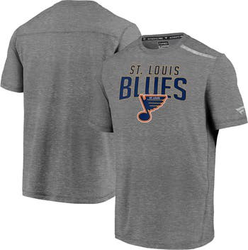 St. Louis Blues Fanatics Branded Team Pride Logo Long Sleeve T-Shirt - White