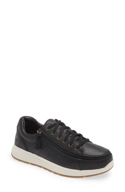 BILLY Footwear Comfort Low Zip Around Sneaker in Black