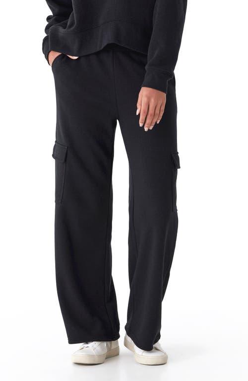 Threads 4 Thought Kienna Fleece Cargo Pants in Black 