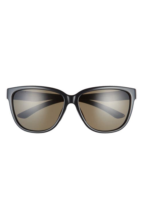 58mm Monterey ChromaPop Polarized Sport Sunglasses in Black/Grey Green