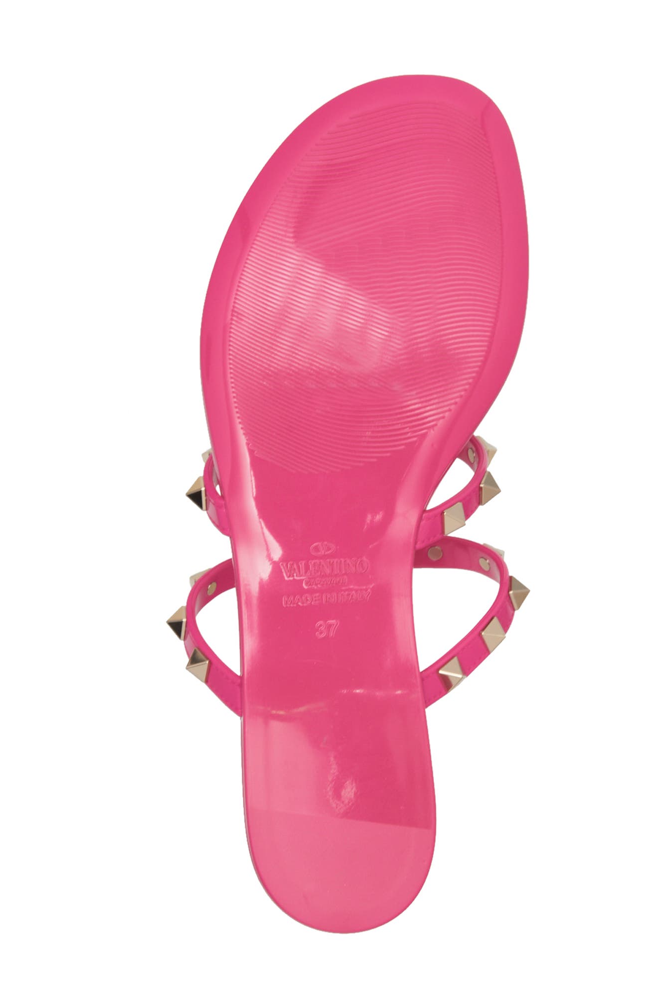 Valentino Garavani Rockstud Jelly Valentino Jelly Sandals Pink