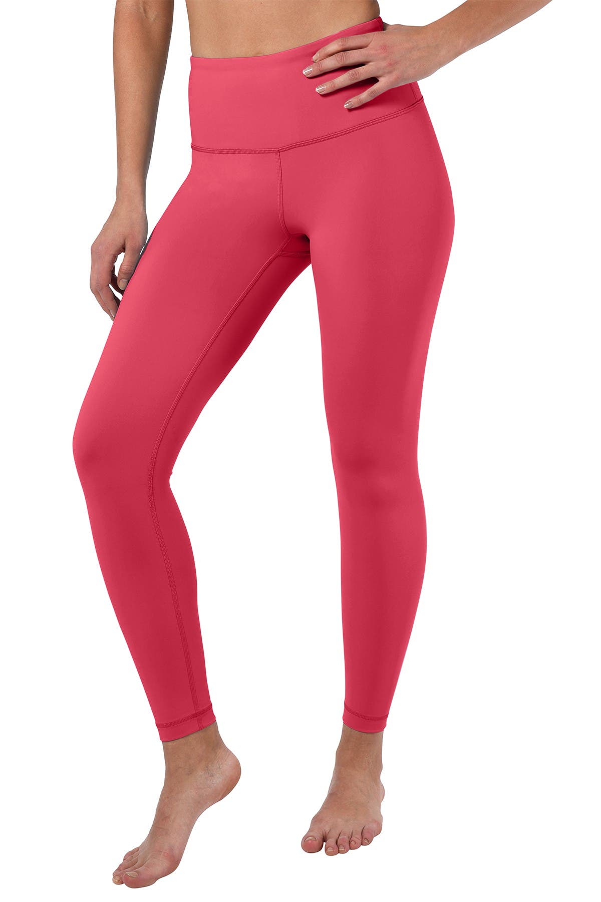 90 Degree By Reflex Interlink High Waist Ankle Leggings In Pink Berry ...