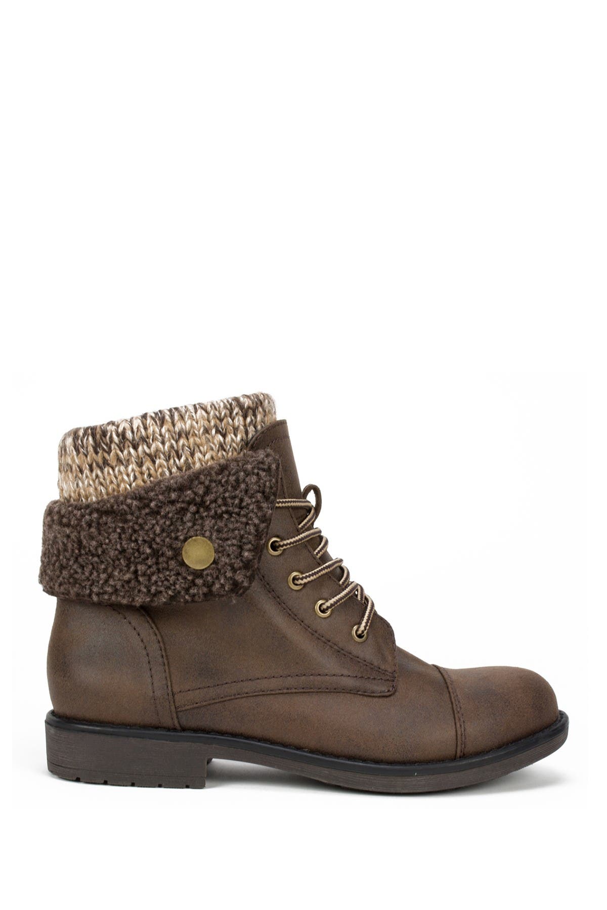 Cliffs by White Mountain | Duena Faux Shearling Trimmed Hiking Boot ...