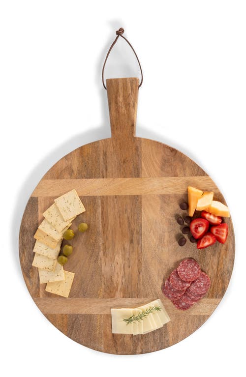 Picnic Time Ravi Round Charcuterie Serving Board In Brown