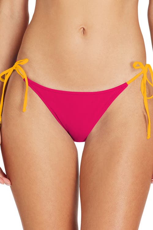 Valimare Ibiza Side Tie Bikini Bottom In Fuscia