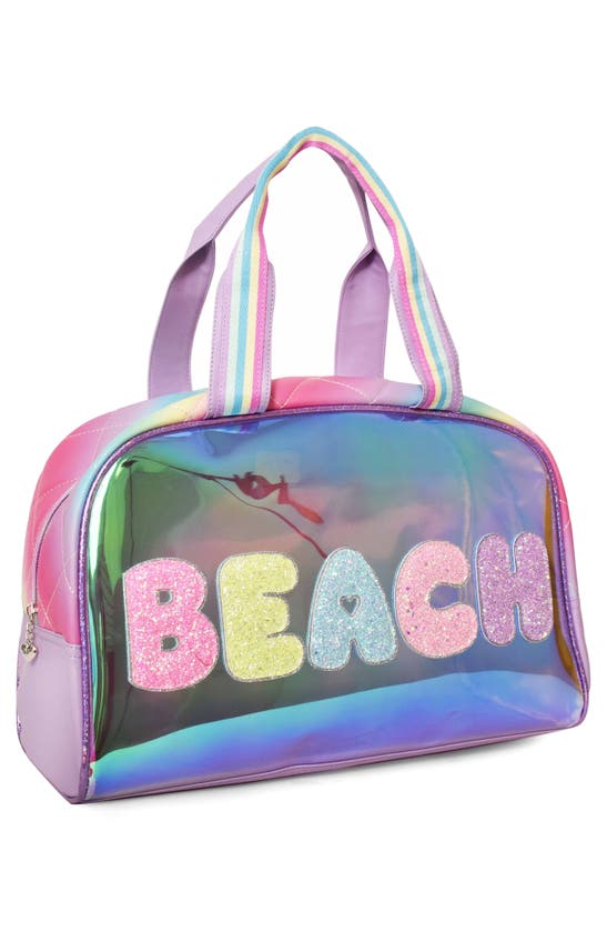 Shop Omg Accessories Kids' Beach Duffle Bag In Orchid