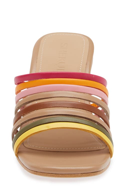Shop Shekudo Como Slide Sandal In Brown