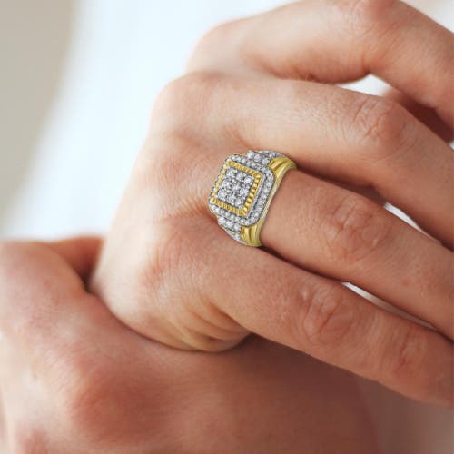 LUVMYJEWELRY LUVMYJEWELRY BIGG BOSS 14K YELLOW GOLD DIAMOND MEN STATEMENT RING