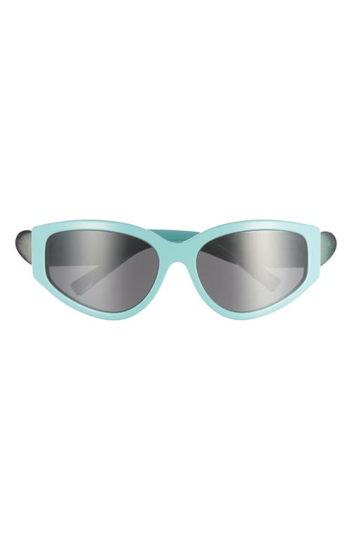 Tiffany & Co. 59mm Irregular Wrap Sunglasses in Dark Grey at Nordstrom