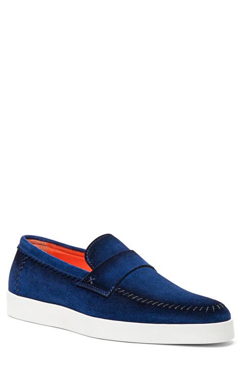 Santoni Dowdy Loafer in Blue at Nordstrom, Size 7