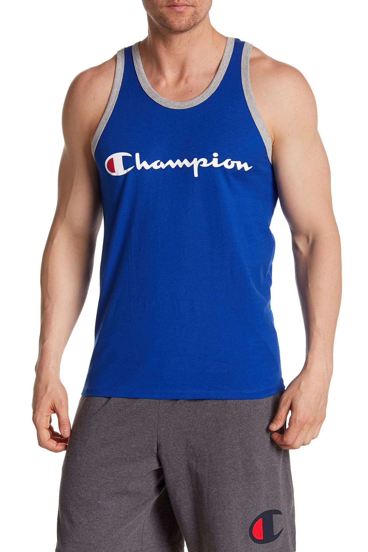 champion jersey ringer tank