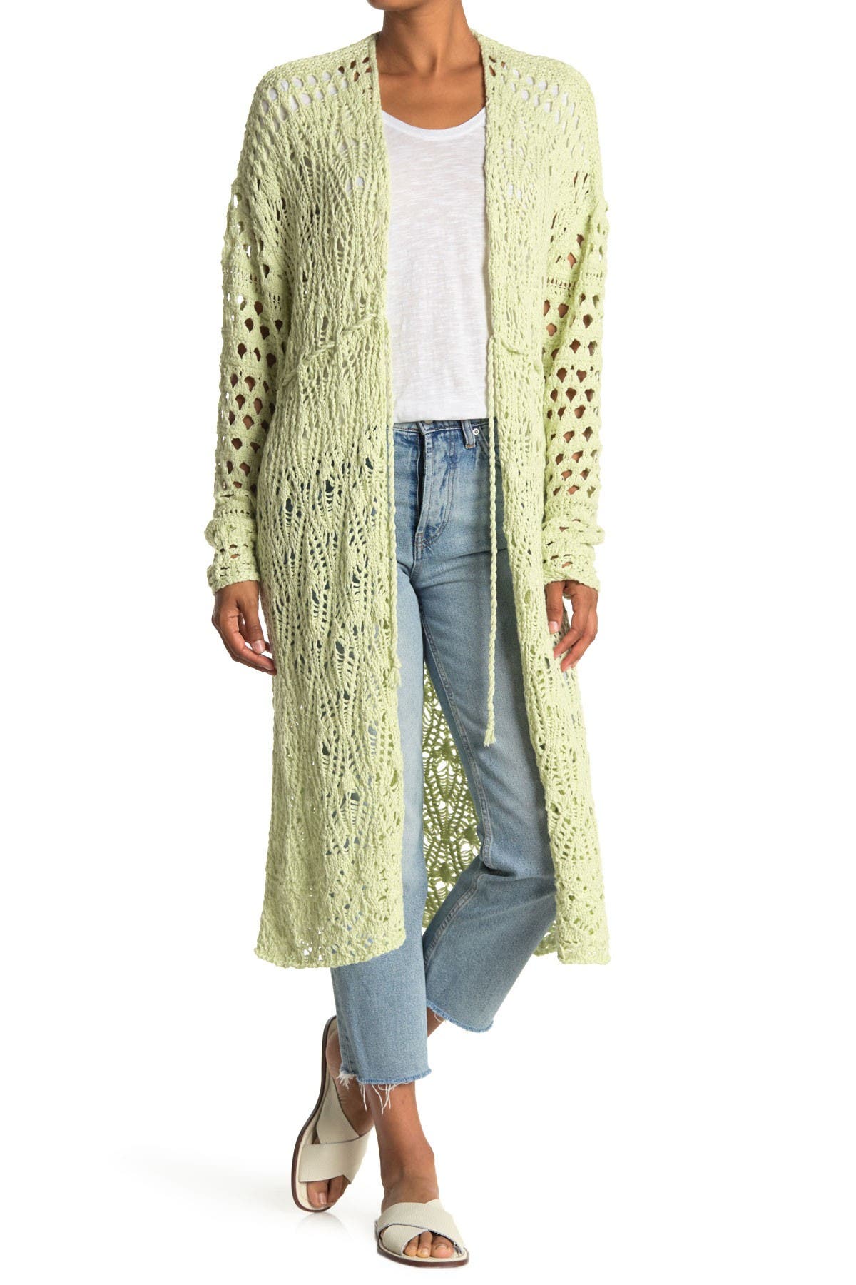 free people sweet talker crochet cardi