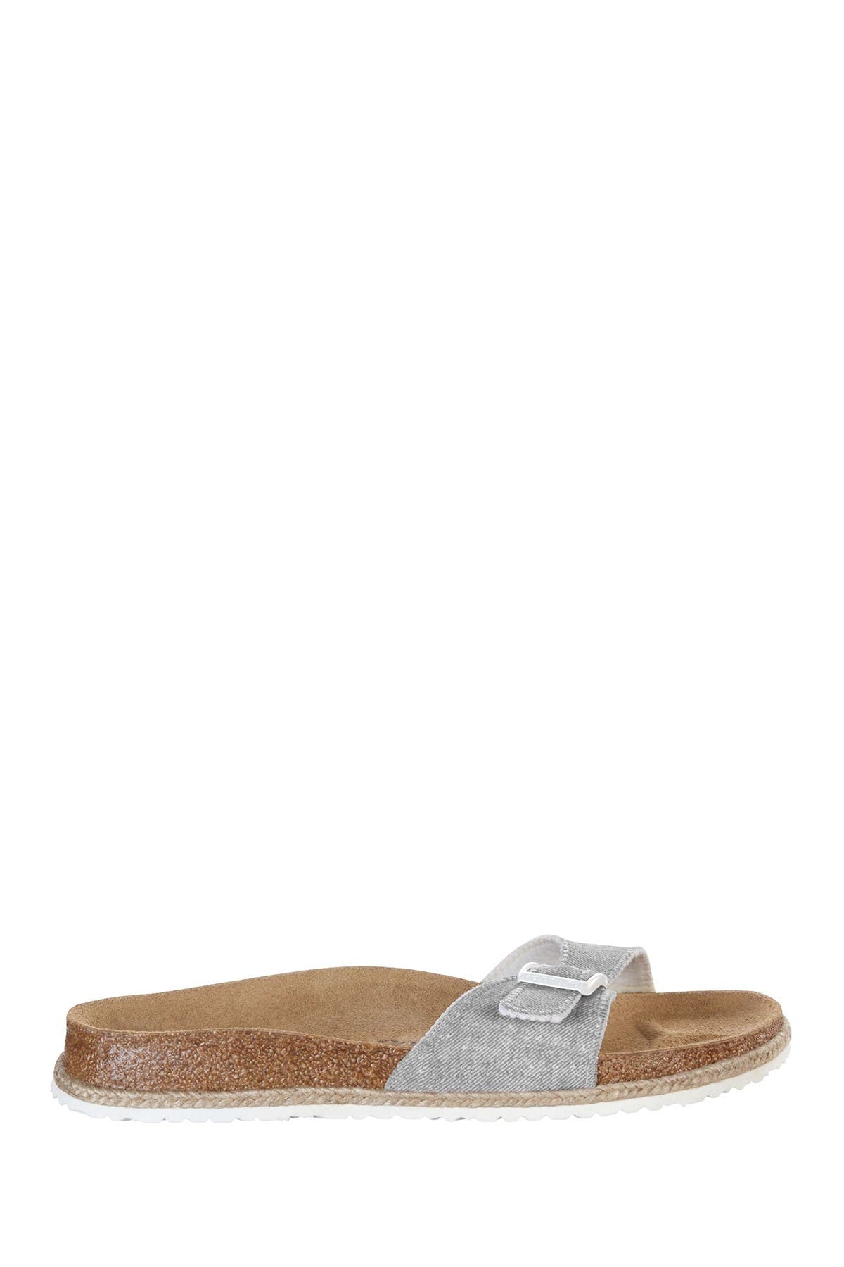 nordstrom rack birkenstock sandals on Birkenstock Madrid Textile Slide Sandal Discontinued Nordstrom Rack