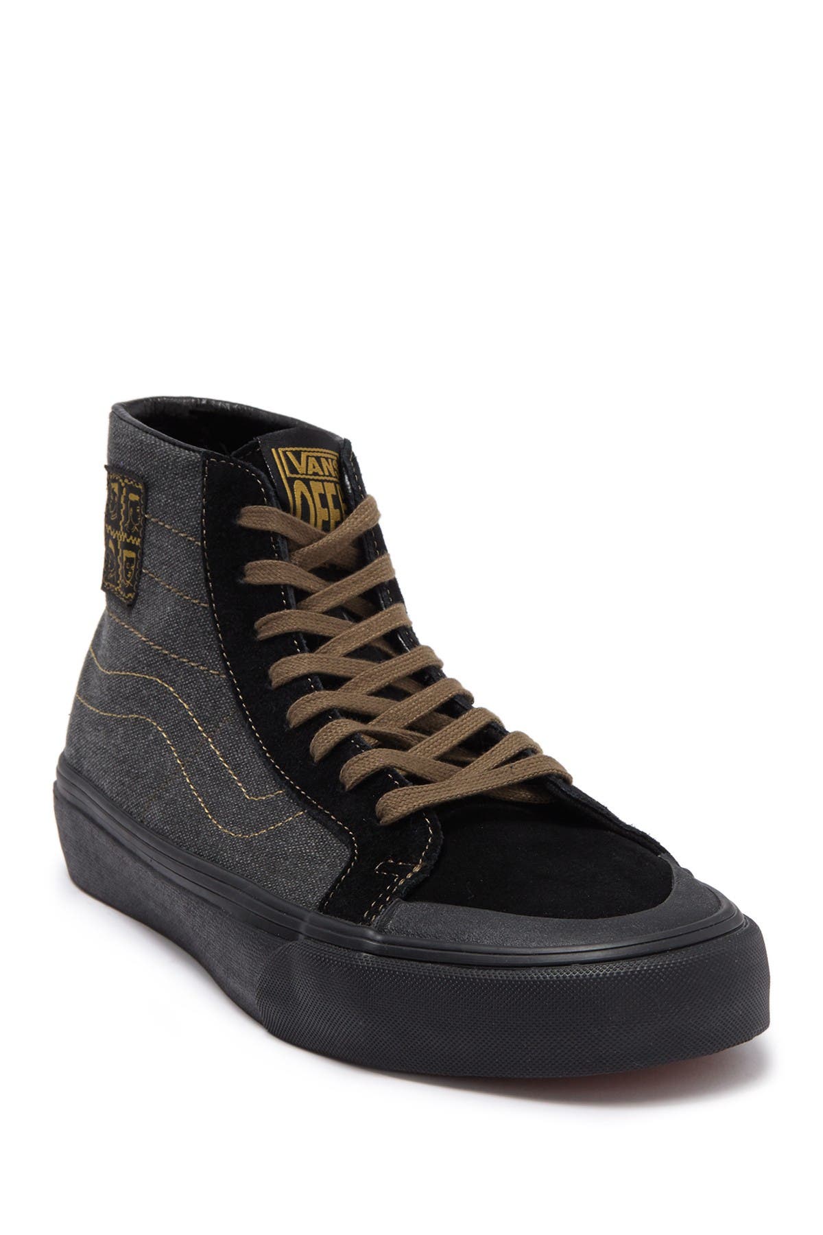 mens all black high tops