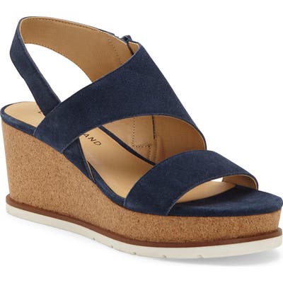 Lucky Brand Bylanna Wedge Sandal- Blue