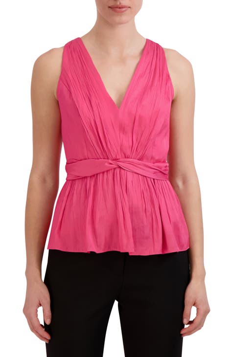 Shirred Peplum Tank