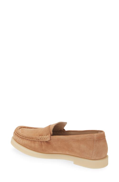 Shop Stuart Weitzman Blake Loafer In New Camel/cream