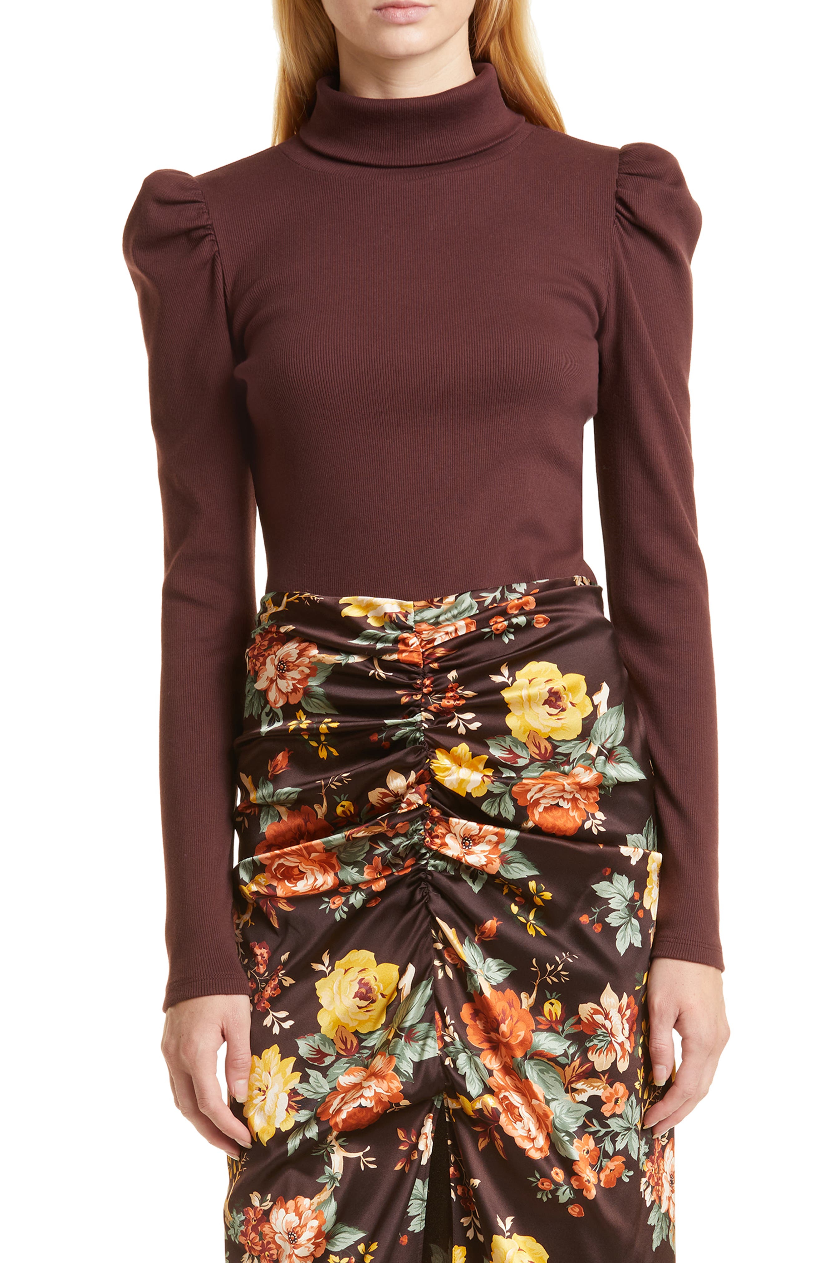 Veronica Beard Cedar Puff Sleeve 