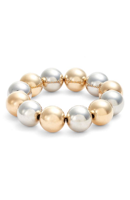 SHYMI Beaded Ball Stretch Bracelet in Gold at Nordstrom