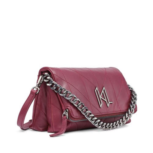 Shop Karl Lagerfeld Paris Lavande Crossbody In Barolo Wine