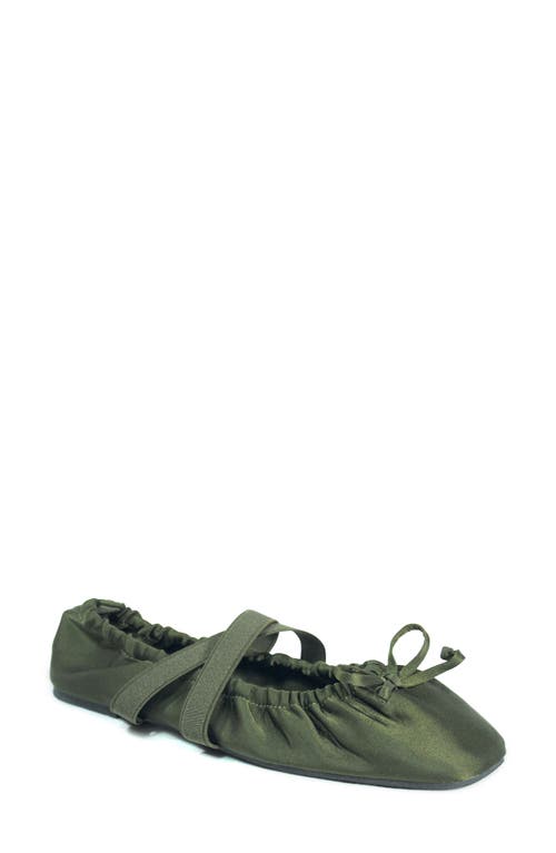 Sparrow Ballet Flat in Olive