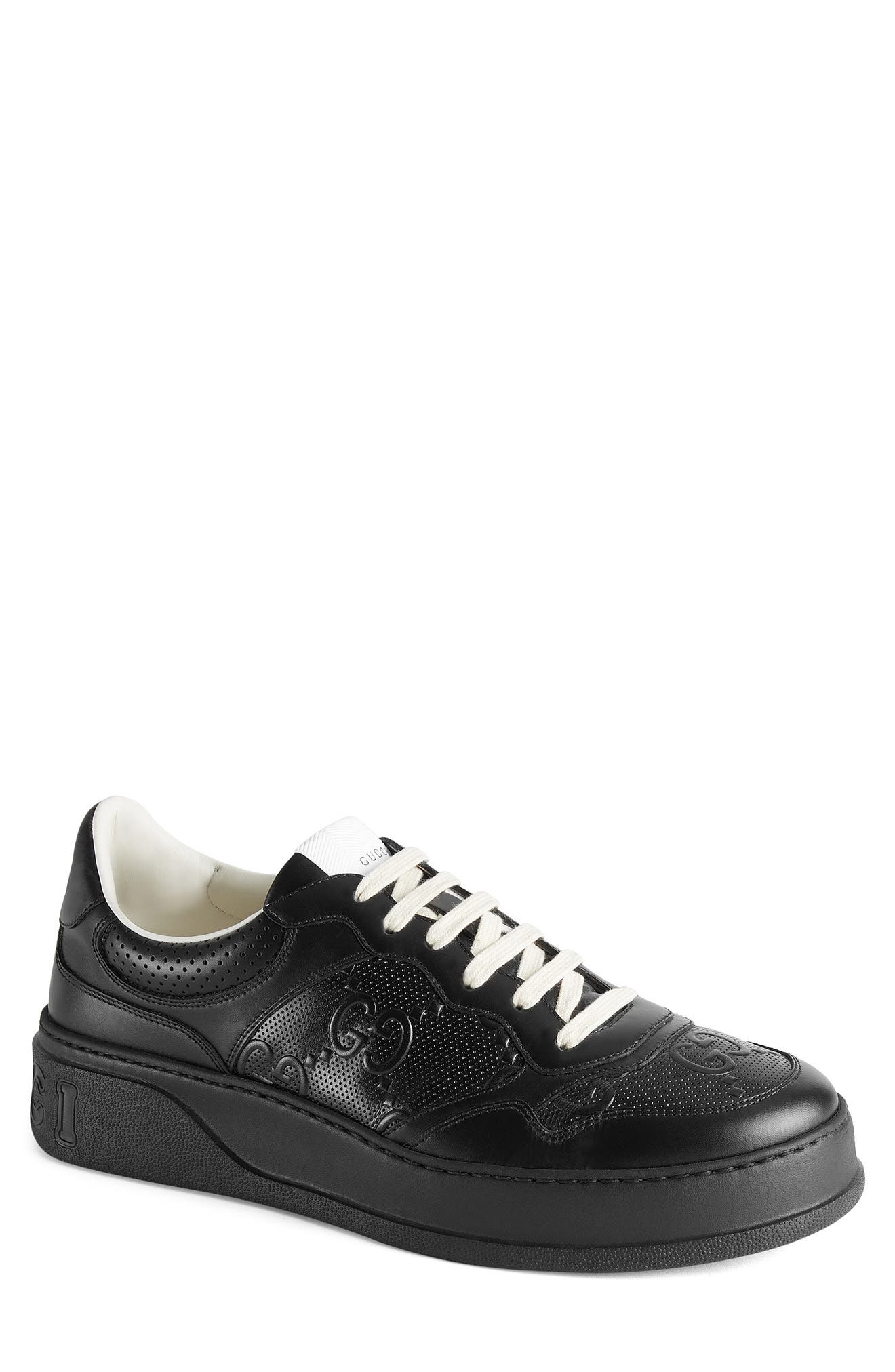 gucci men's ace gg embossed sneaker