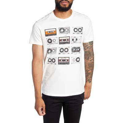 John Varvatos Star Usa Tapes Graphic T-Shirt, White