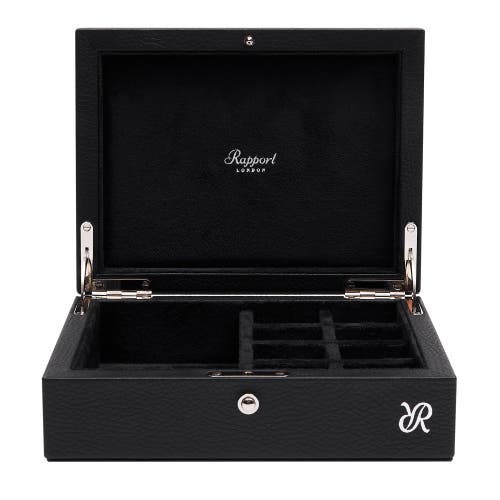 Rapport London Tuxedo Cufflink Box In White