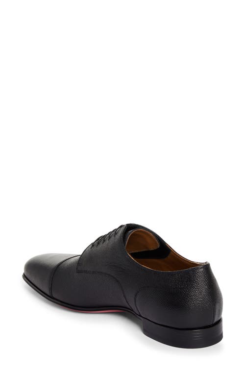 Shop Christian Louboutin Surcity Cap Toe Derby In Black