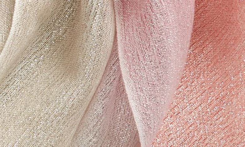 Shop Jane Carr The Lollipop Cashmere Blend Scarf In Conch