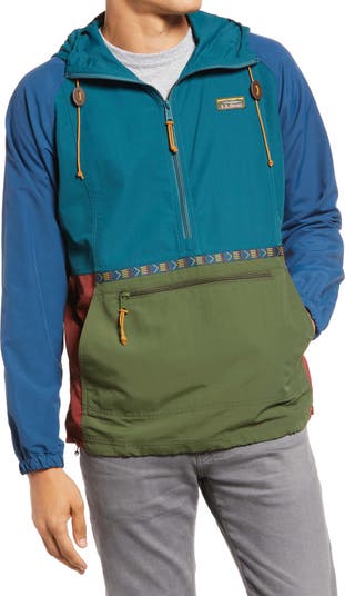 L.L.Bean Men's Mountain Classic Water Resistant Half Zip Jacket