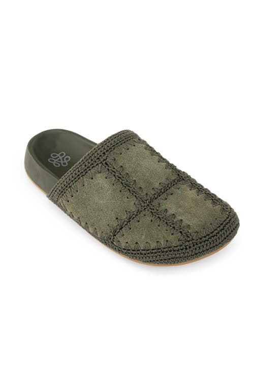 Shop The Sak Bolinas Clog In Moss Suede Patch