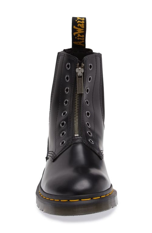 Shop Dr. Martens' Dr. Martens 1460 Chelsea Boot In Black Polished Smooth