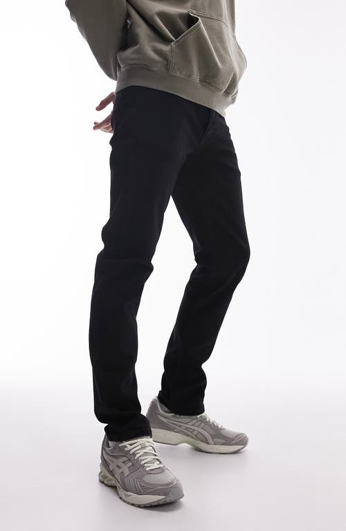 Shop Topman Slim Fit Jeans In Black