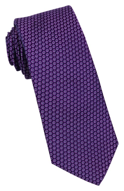 W.R.K Neat Silk Tie in Purple