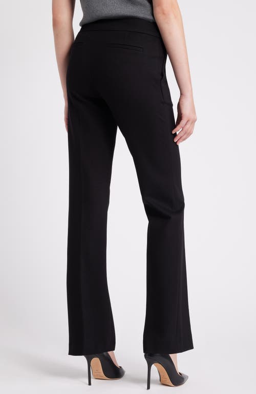 Anne Klein Extended Button Tab Pants In Anne Black