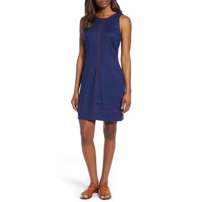Tommy Bahama Palm-A-Dora Sleeveless Sheath Dress, Blue