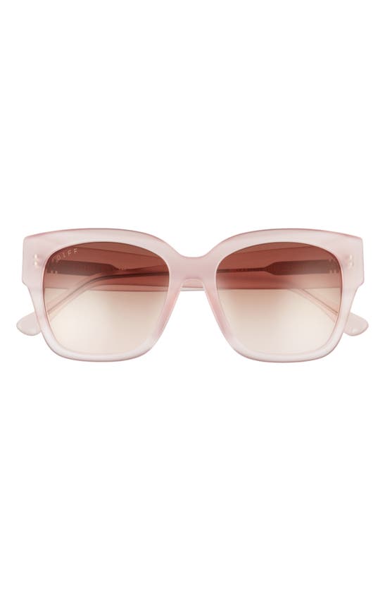 Diff Bella Ii 54mm Square Sunglasses In Rose Tea Pink | ModeSens