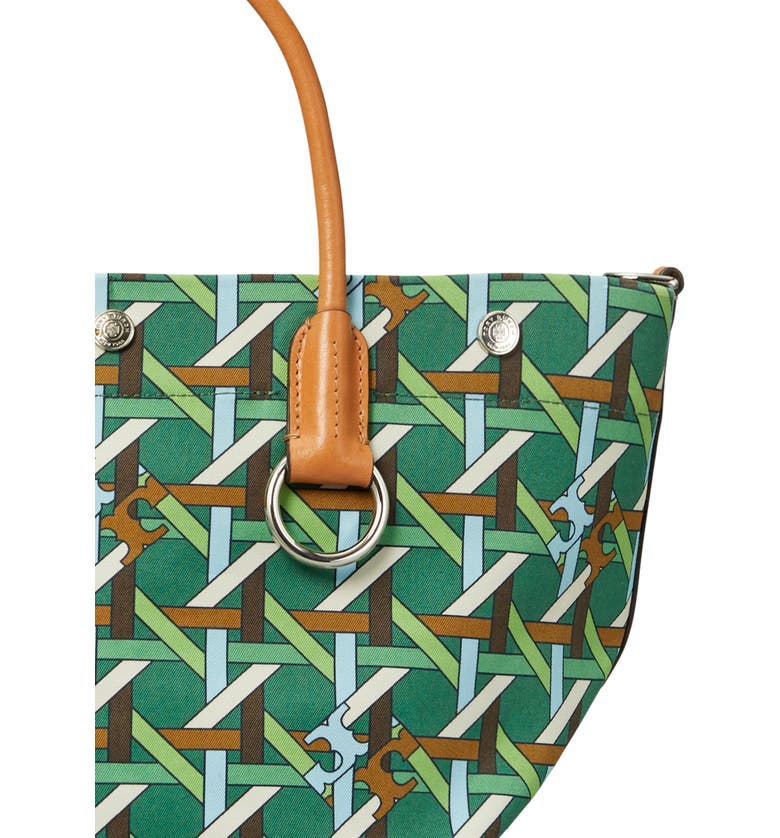 Tory Burch Small Canvas Basketweave Tote | Nordstrom