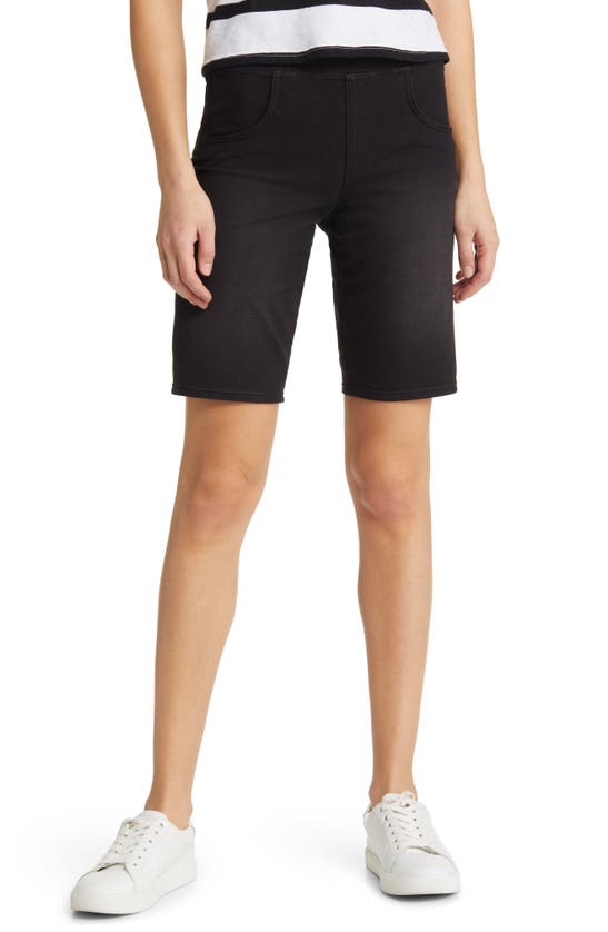 Shop Hue Game Changing Bermuda Shorts In Black