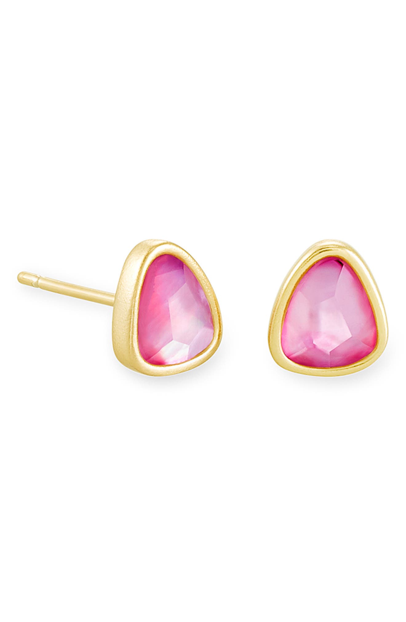 Orecchini A Cerchio Kendra Scott Fallyn Argento Placcato Rodio Nuovi