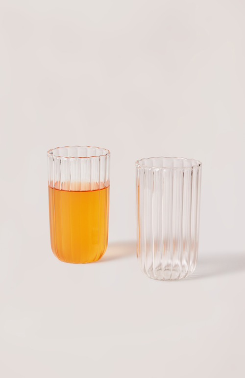 Fleck Kira Tall Tumbers In Clear